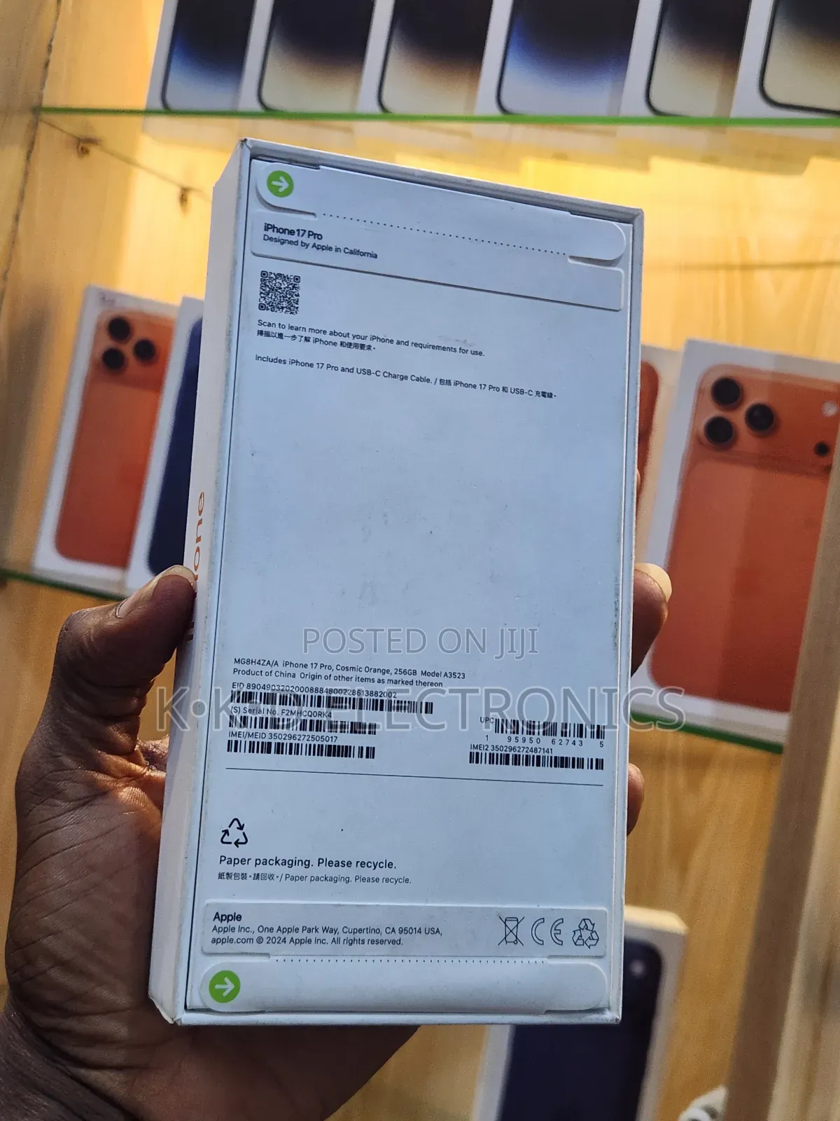 New Apple iPhone 17 Pro 256 GB Orange