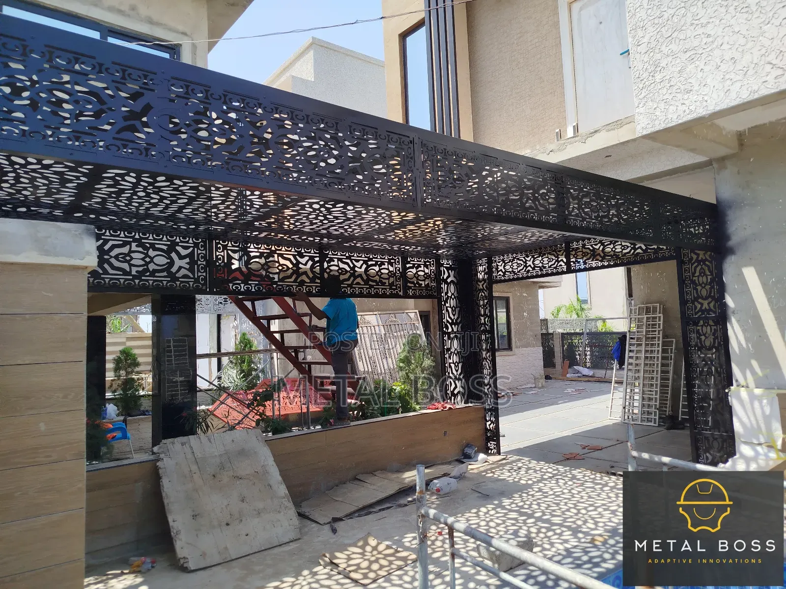 Metal Sheet Pergola