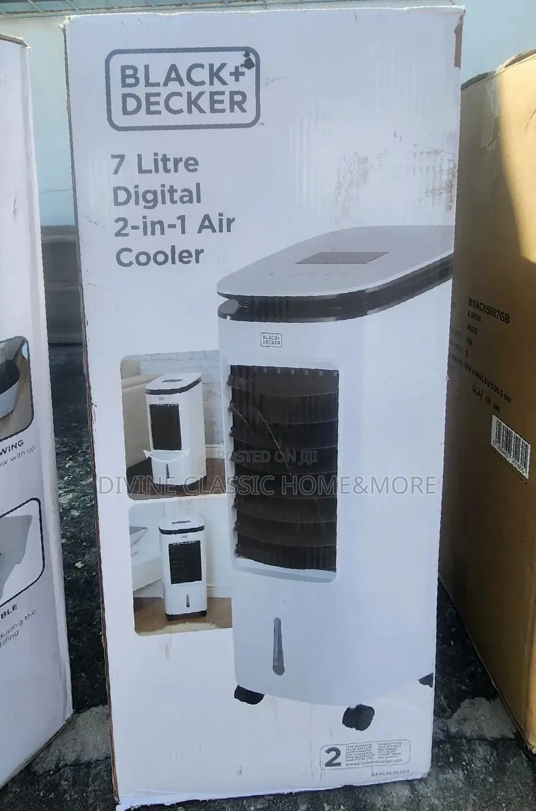 Black Decker 7lit Digital Air Cooker With A Remote Control, 65watt