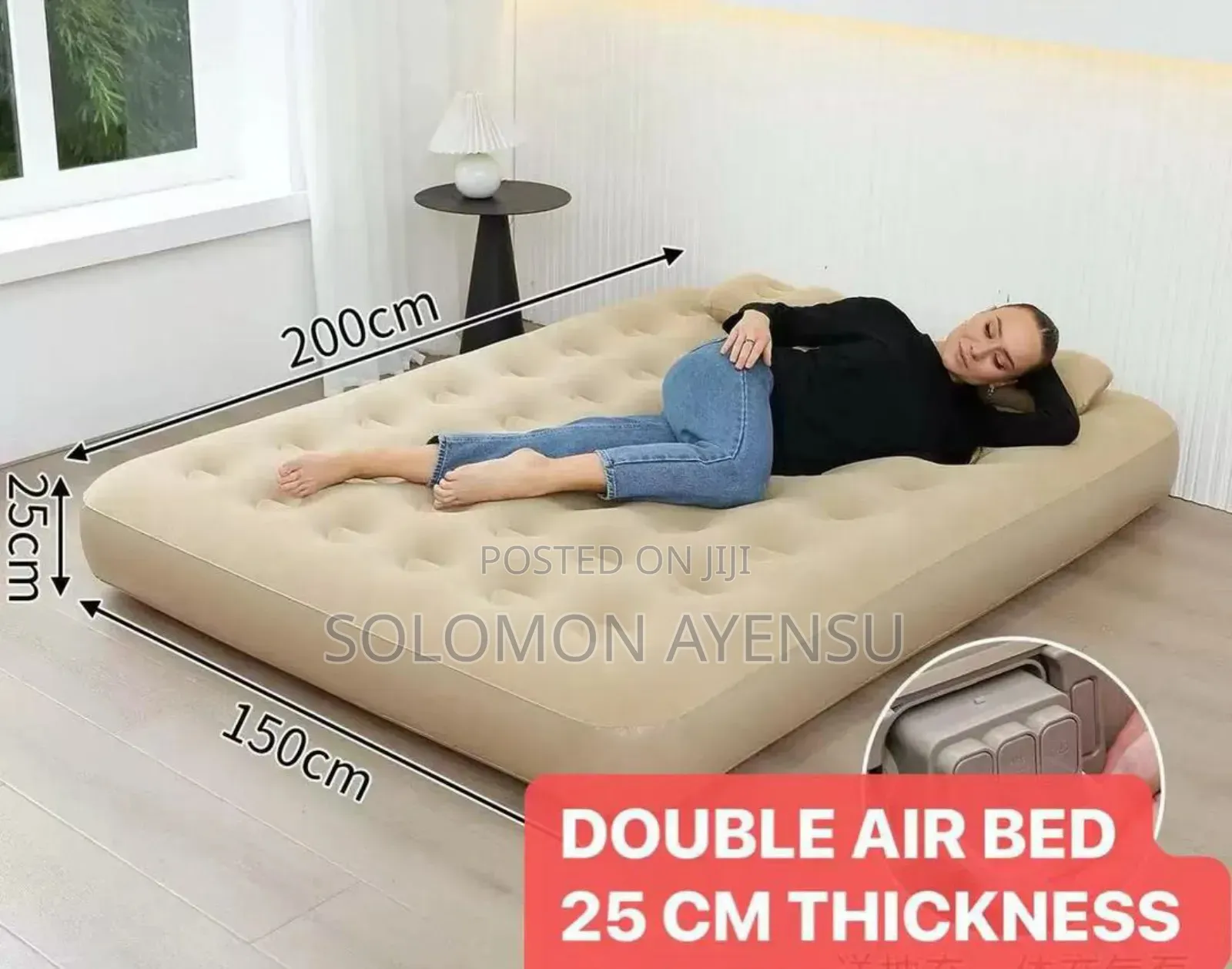 Comfortable Air Bed With Pump