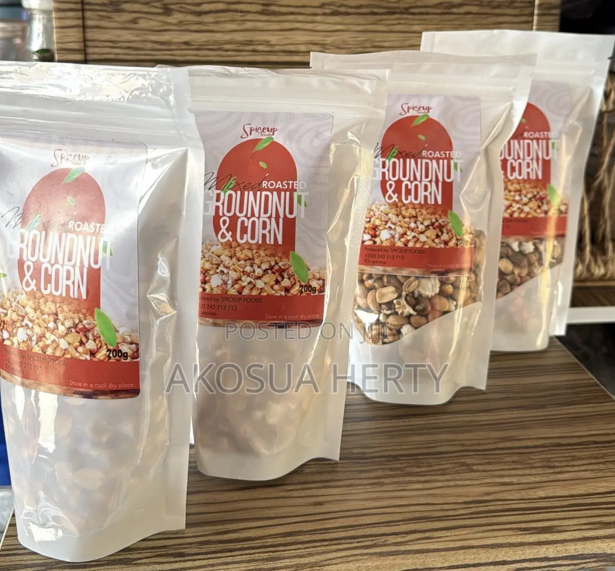 Roasted Corn and Groundnut