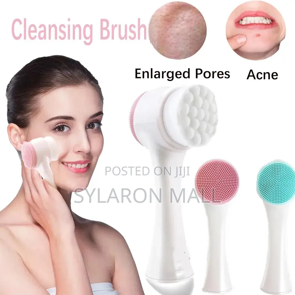 2-in-1 Facial Cleansing Exfoliating Brush
