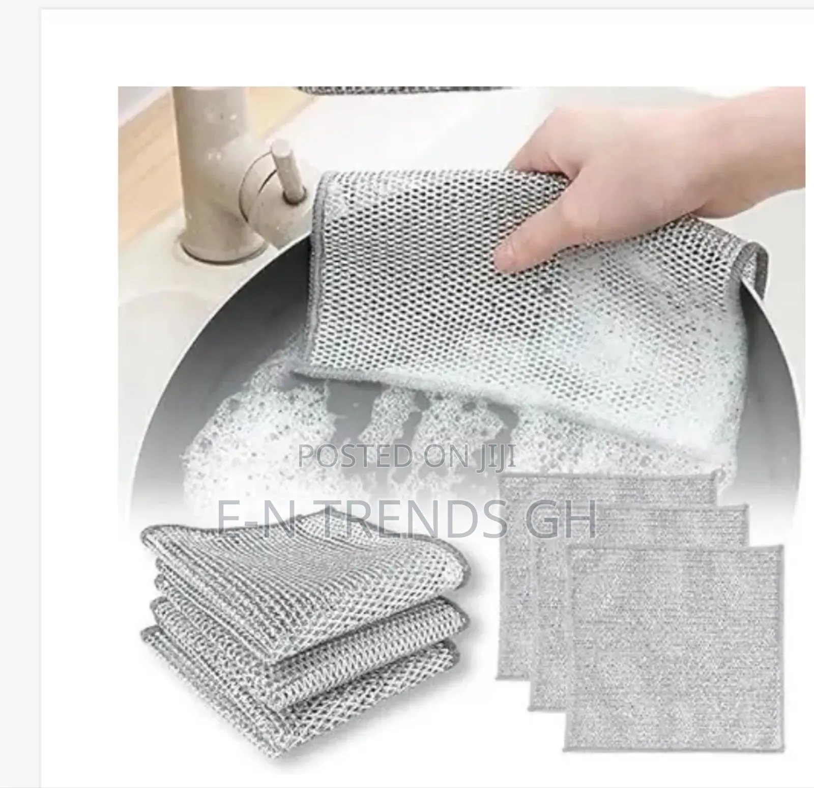 10 PCS Scrub Cloth/ Sponge