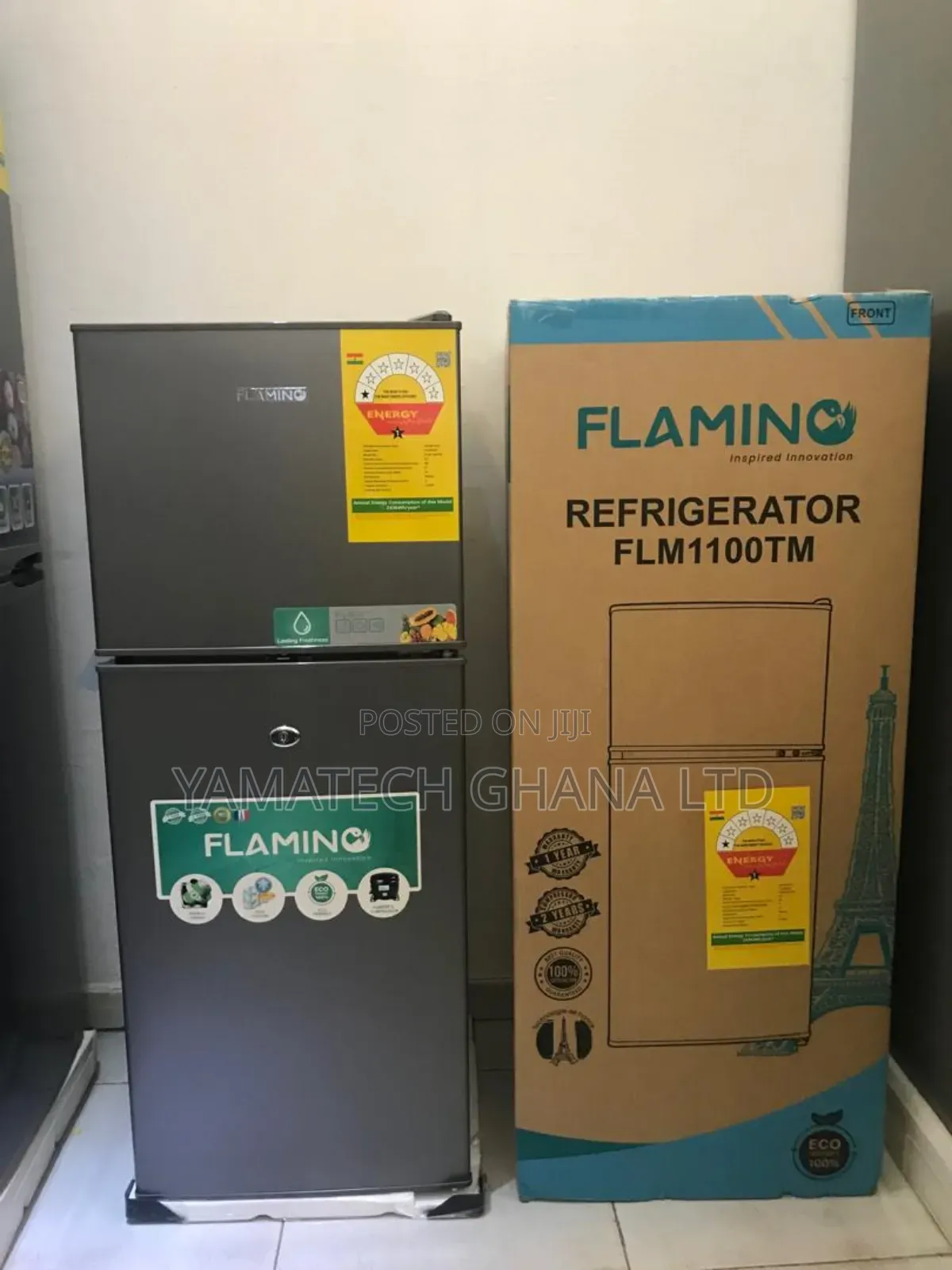 Original Flamino 80 Litre Refrigerator With Top Freezer (2 Divisions)