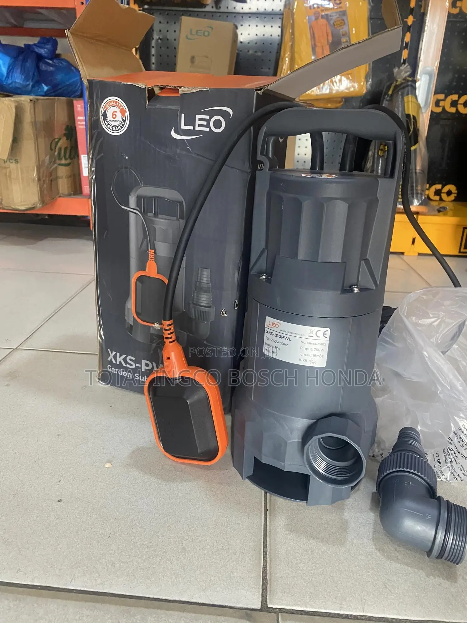 Water Pump Leo(Submersible) Leo Water Pump 1” Long Lasting