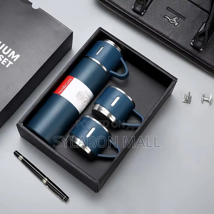 3-Piece Thermal Flask Mug Gift Set