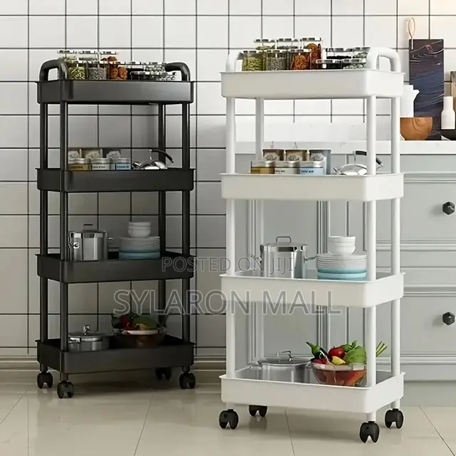 4-Tier Rolling Storage Utility Cart
