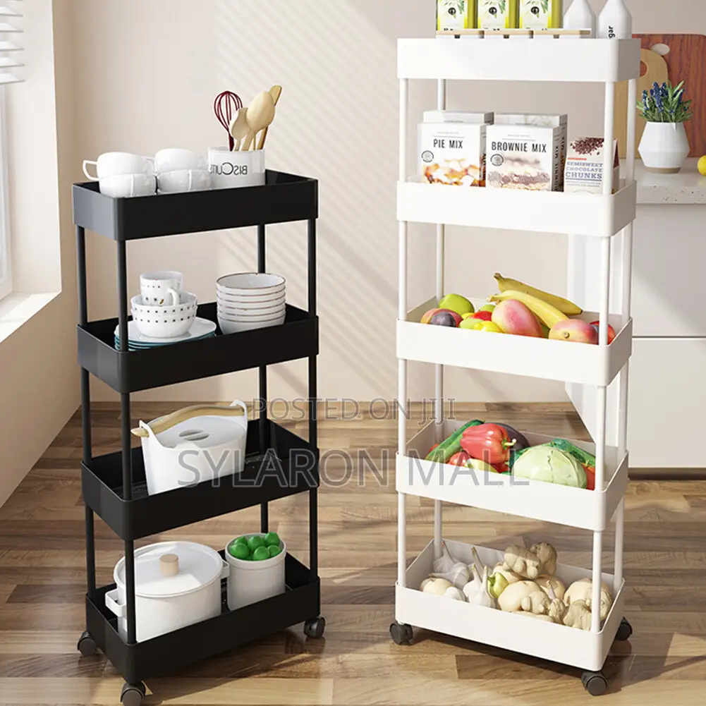 4-Tier Rolling Storage Utility Cart