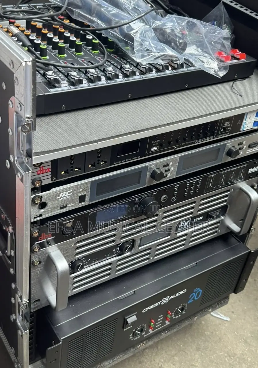 Fully Loaded Amplifier Rack