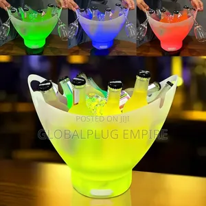 Led Speaker Ice Bucket Chill Your Drinks With Music Lights