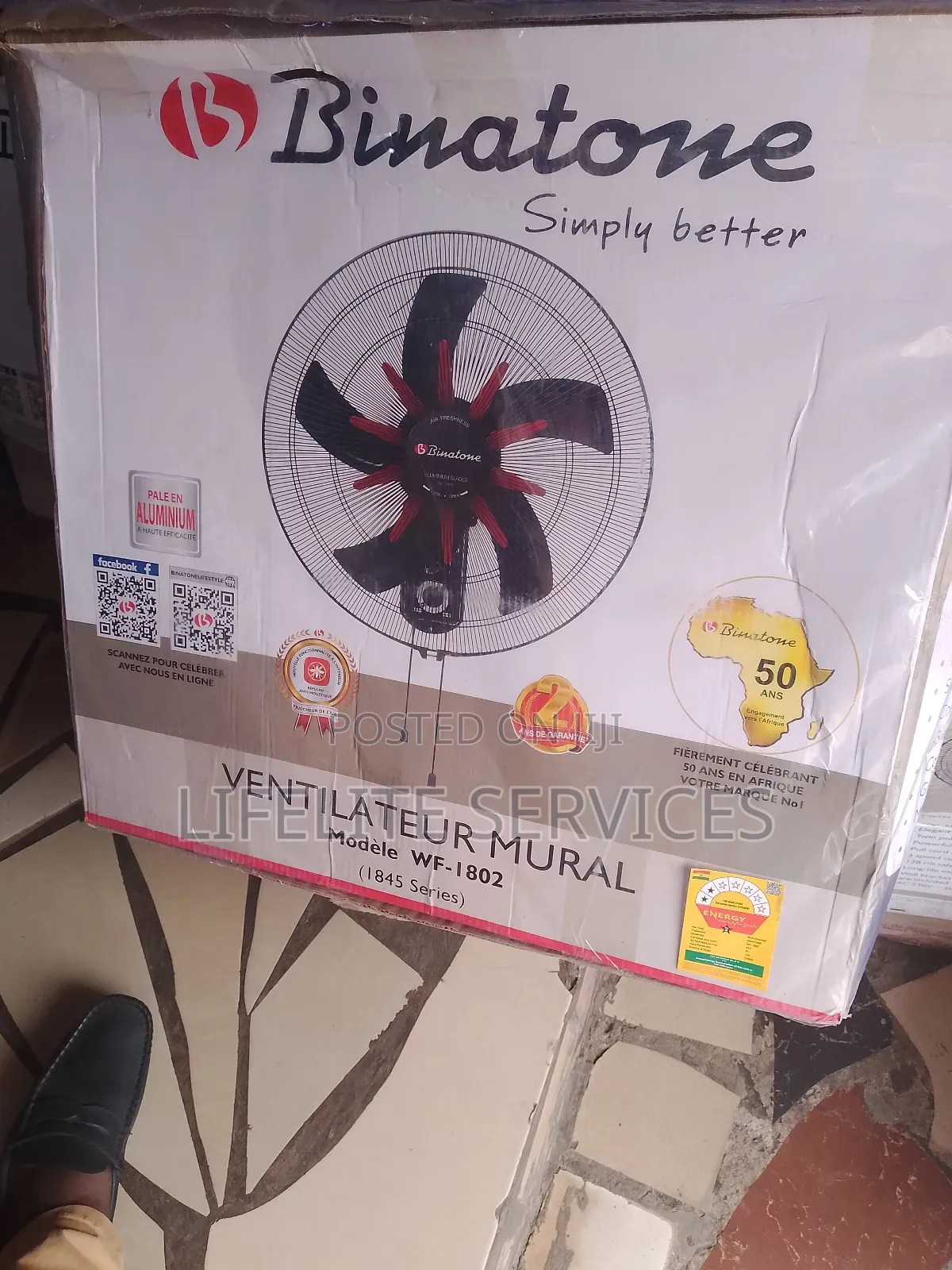 Binatone Wall Fan 18" - Simply Better