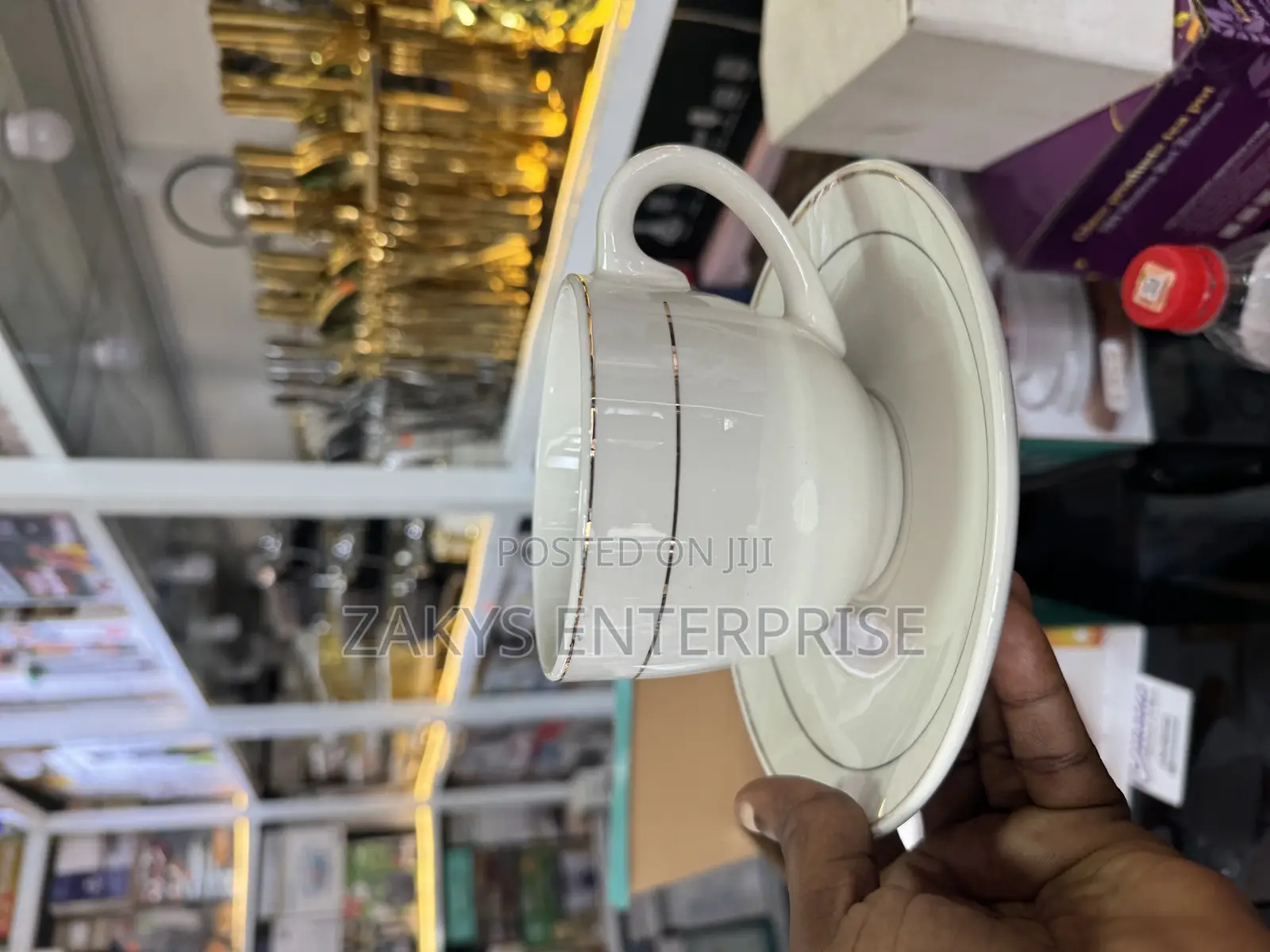 Tea Mug Saucer 8pcs
