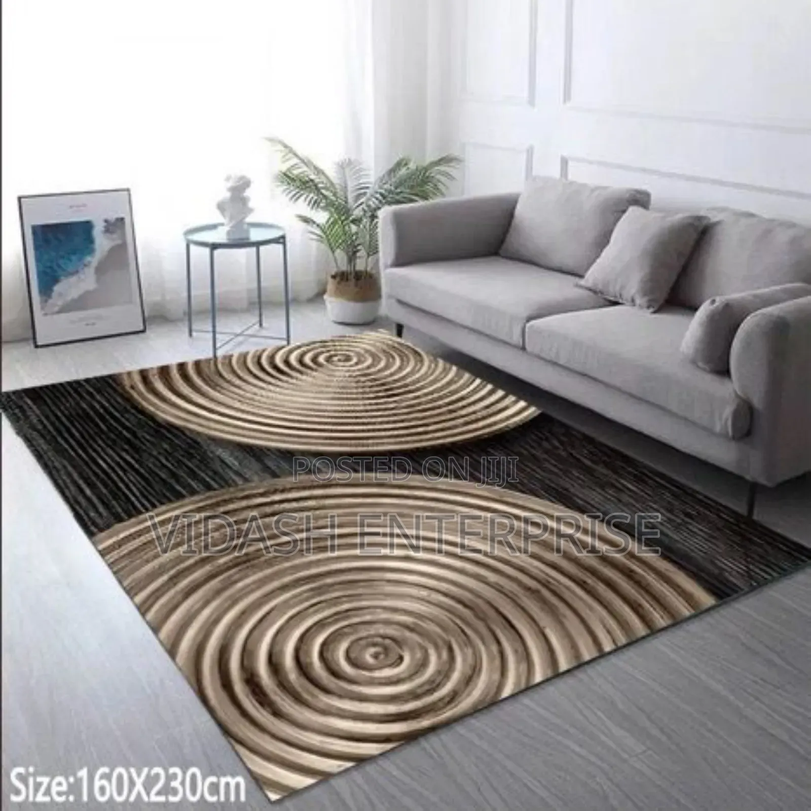 Durable Backing: Ensures Stability and Longevity. Size 160/230cm