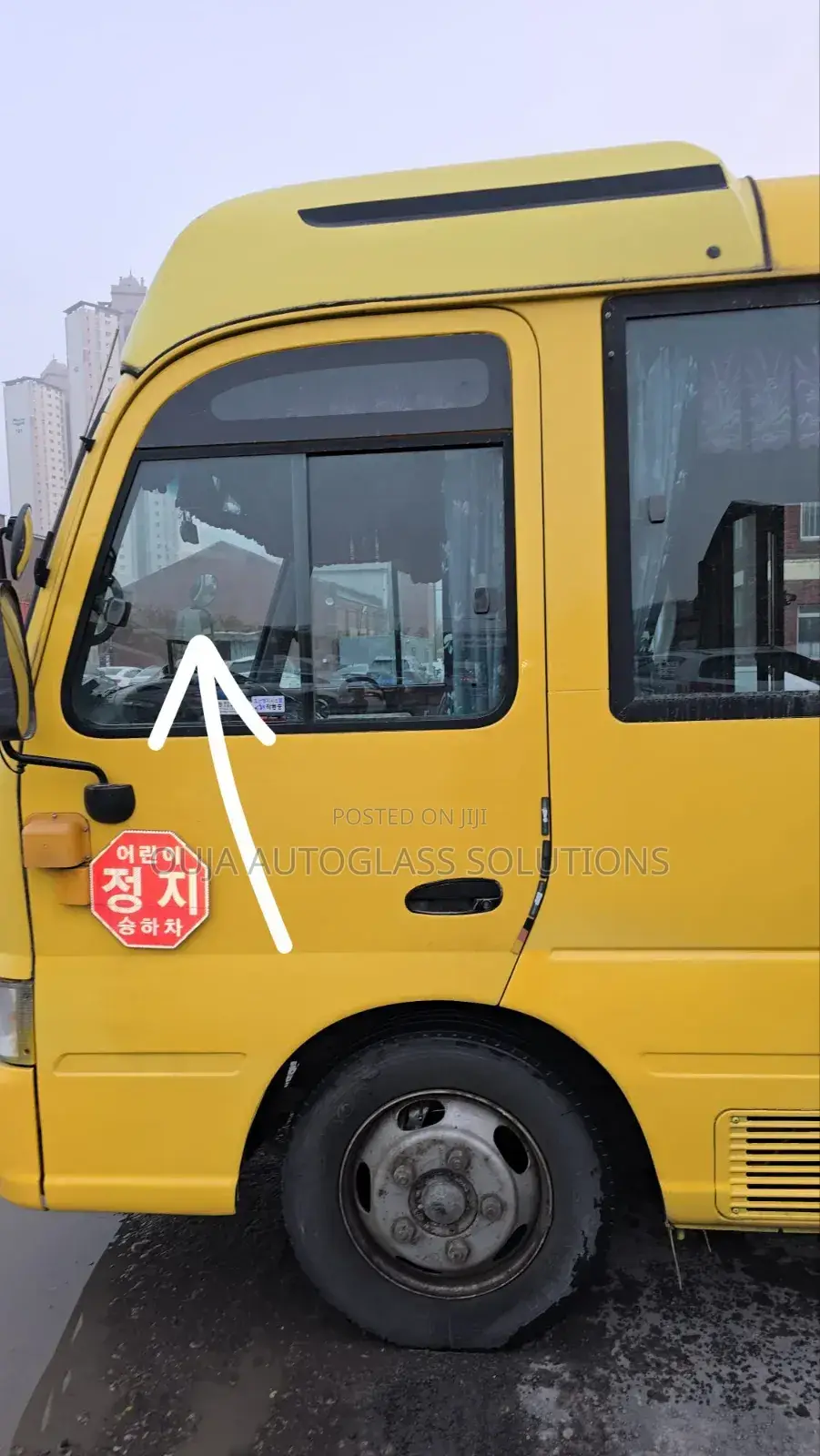 County Fd/Lh1 - Hyundai County Bus Side Window Glass Available