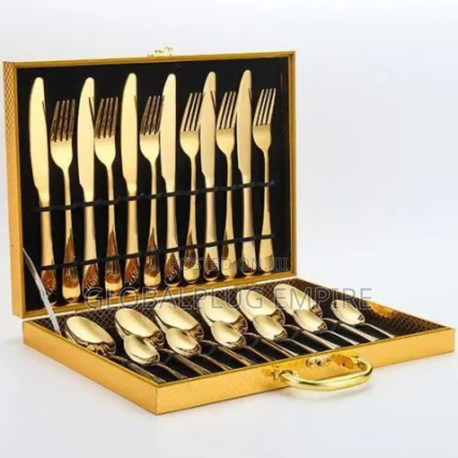 24 Pieces Gold Cutlery Set Elegant Dining in Style