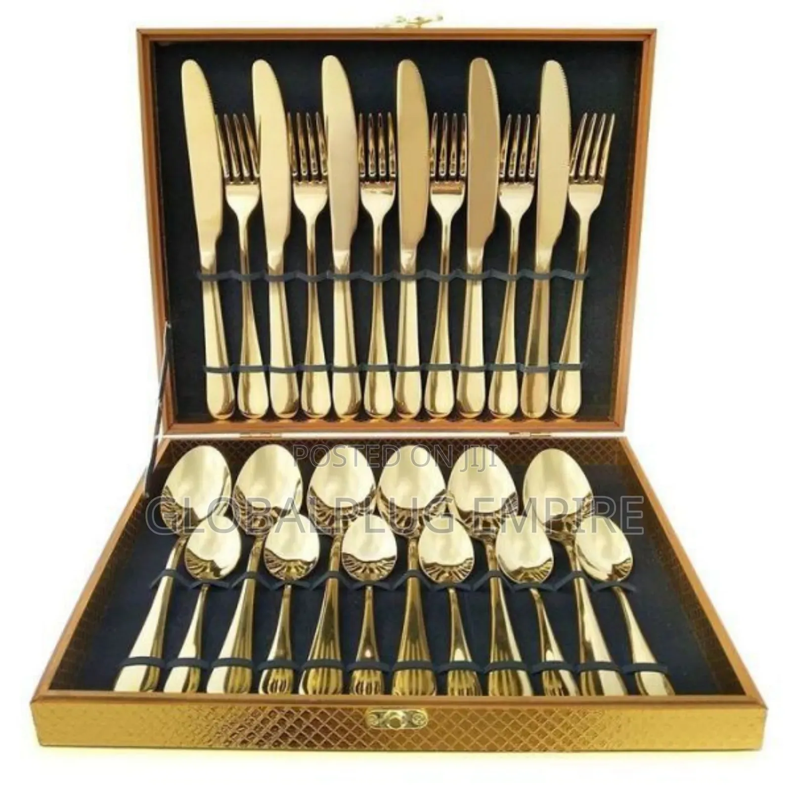 24 Pieces Gold Cutlery Set Elegant Dining in Style