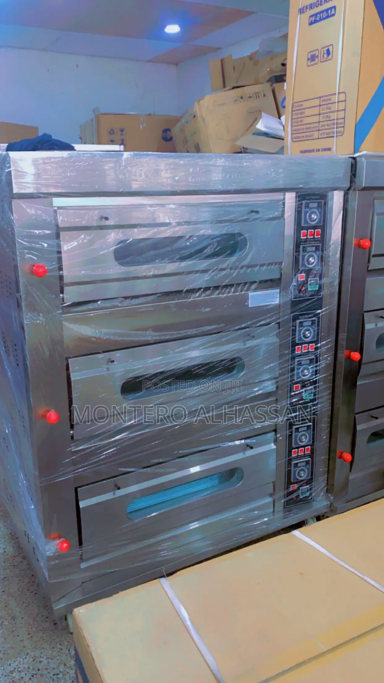 Gas Oven 3 Deck 6 Trays