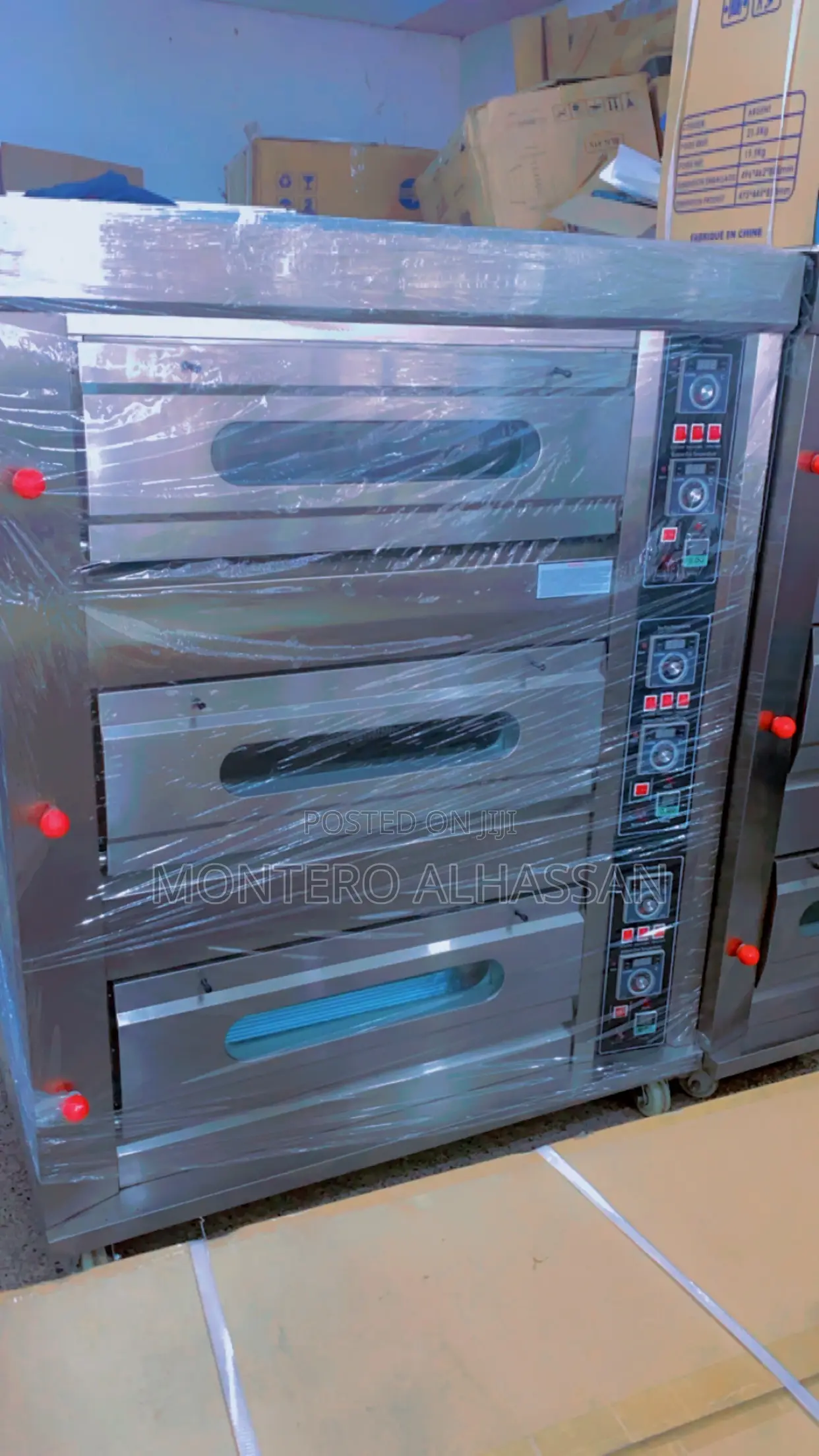 Gas Oven 3 Deck 6 Trays
