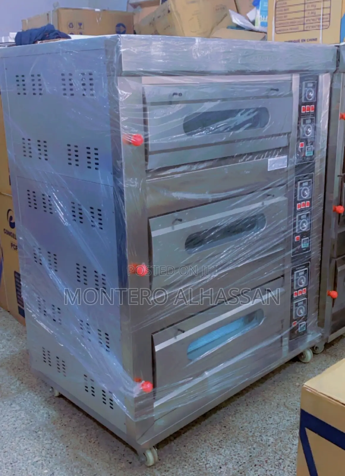 Gas Oven 3 Deck 6 Trays