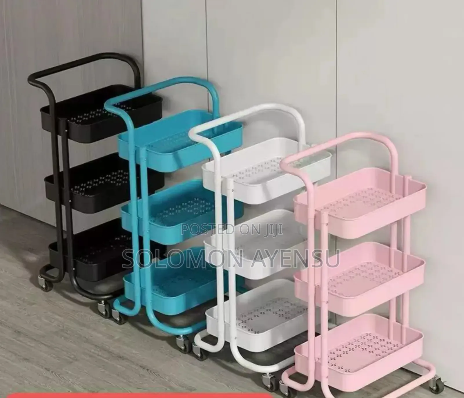 Quality Brand New 3 Tier Utility Rolling Cart