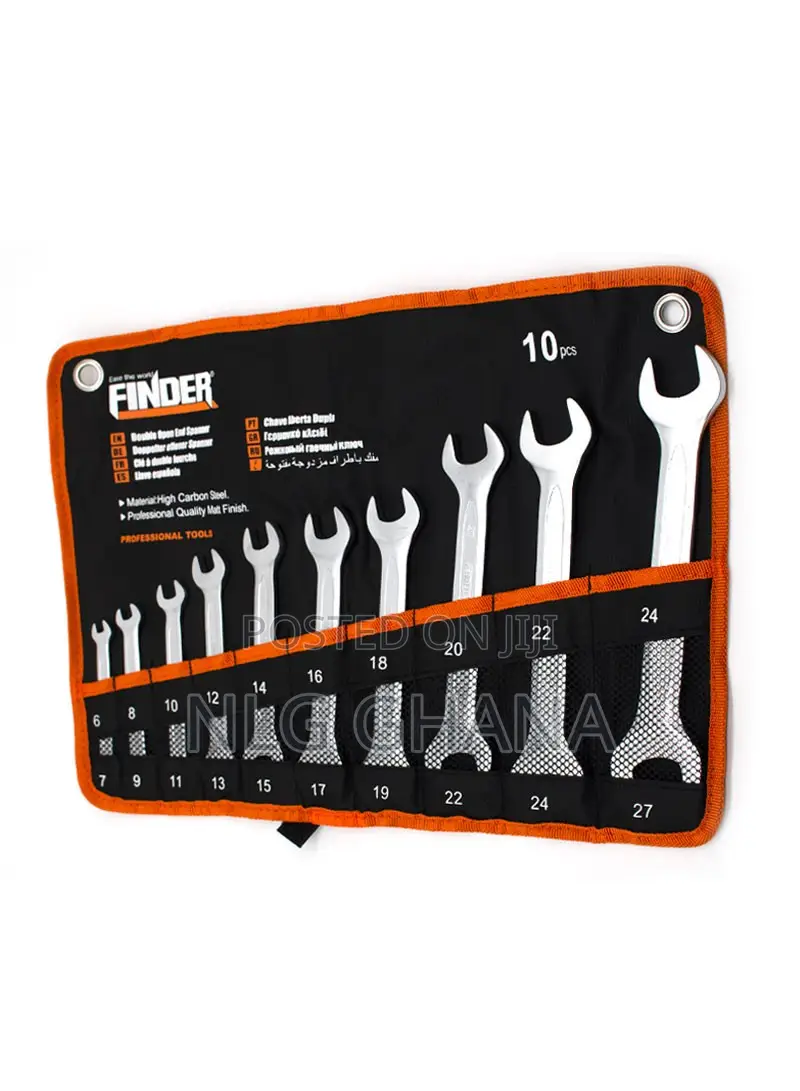 10pcs Double-Ended Combination Wrench Set Finder Tools. Ghx1404