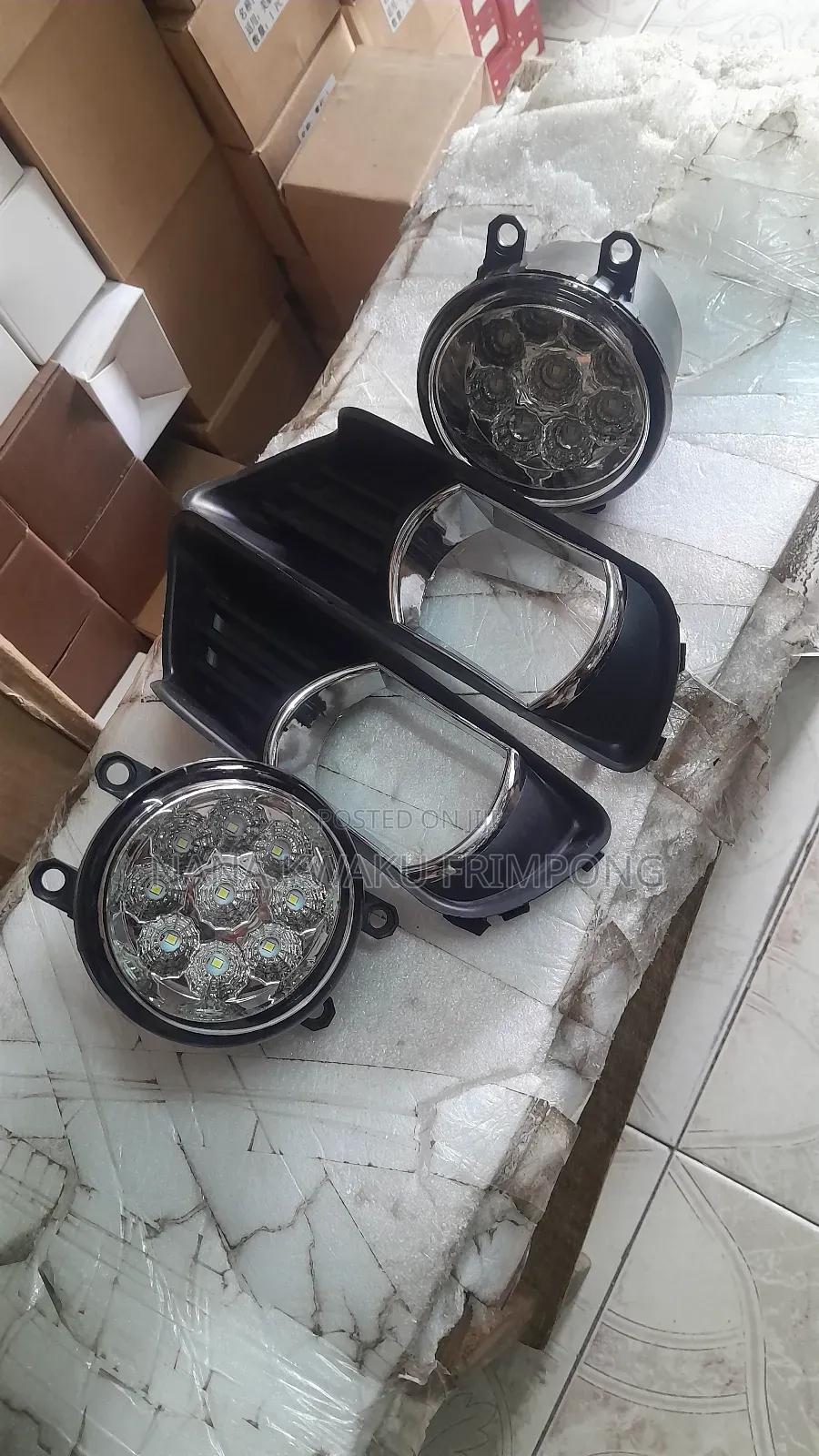 Toyota Camry 07 08 Foglight Covers With Led Foglight Available
