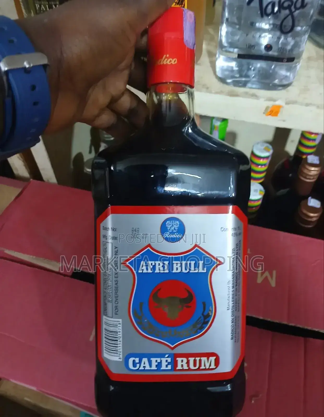 Afri Bull Rum Cafe 1l
