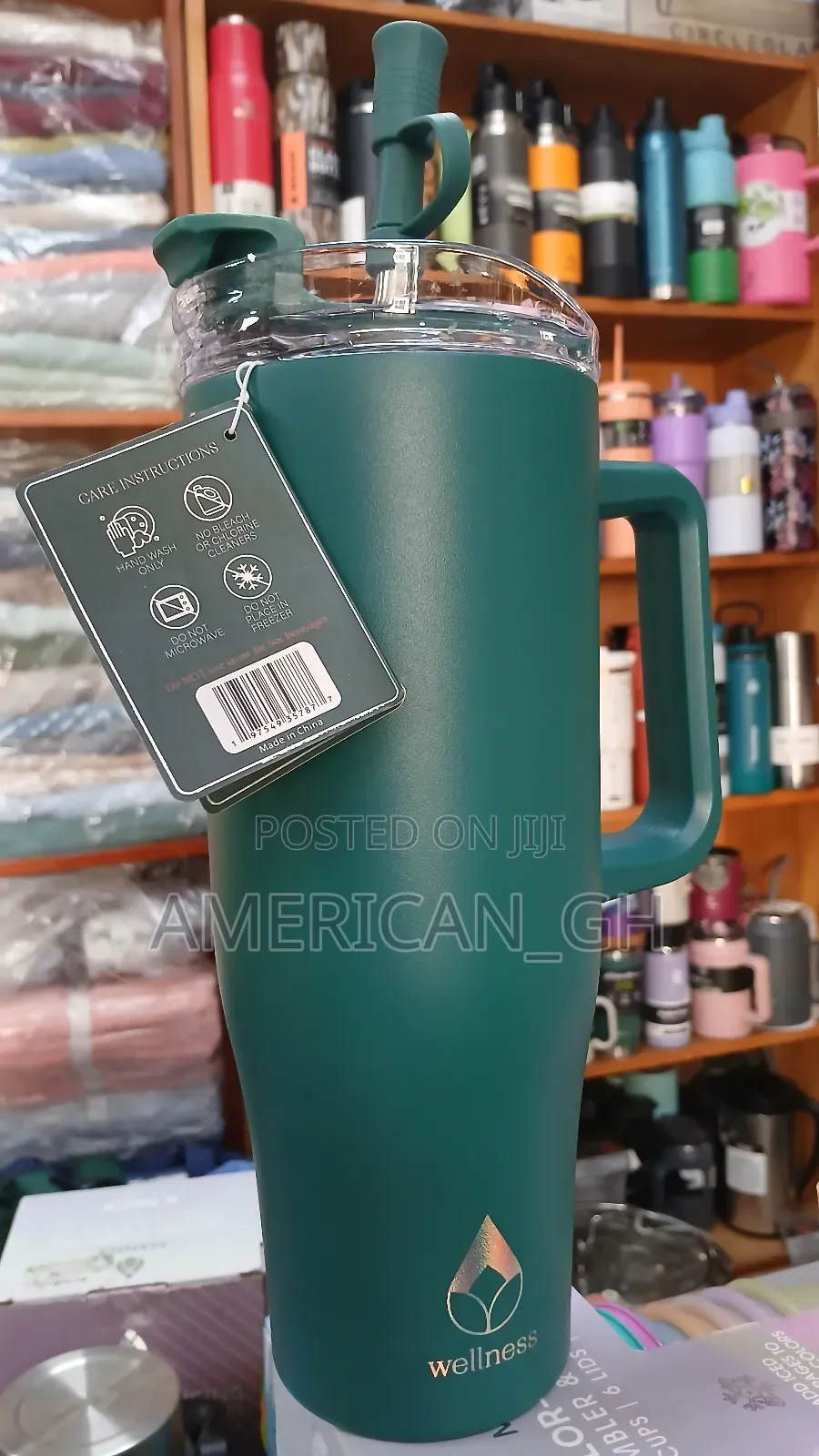 Wellness Stainless Steel Tumbler, 6hrs Hots/12hrs Cold(40oz)