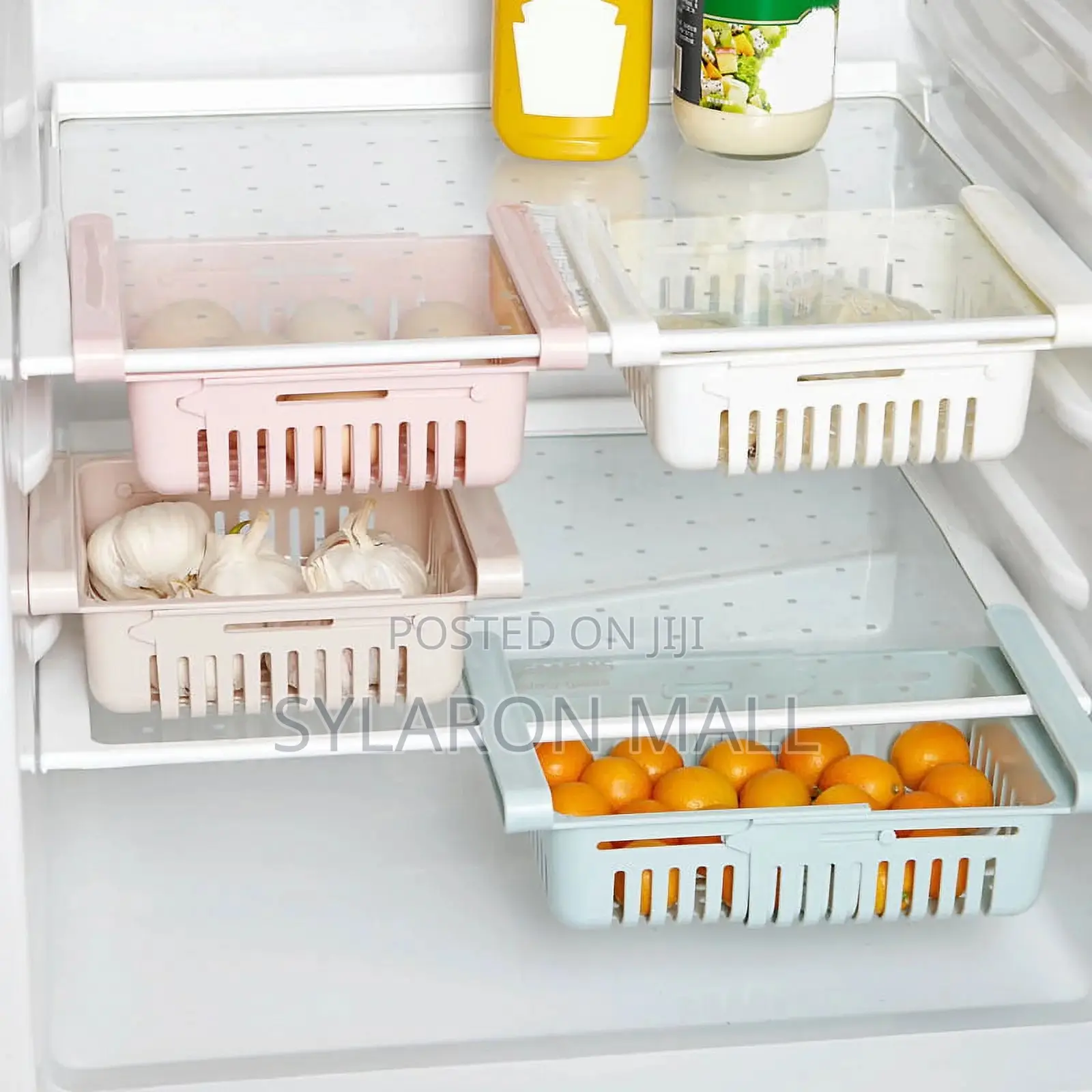 Adjustable Fridge Organizer Drawer