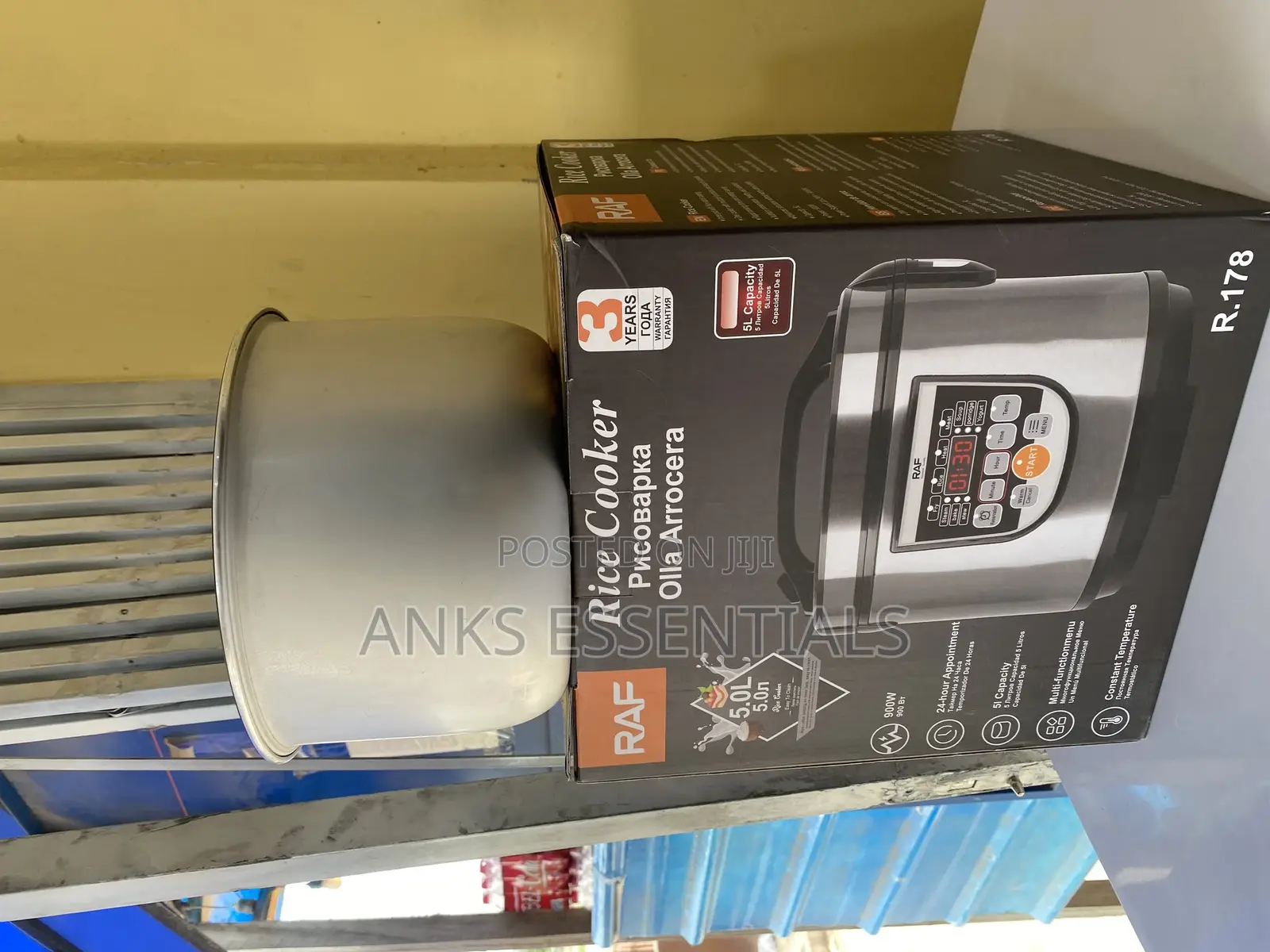 Raf 5l Rice Cooker – For Home and Kitchen Use