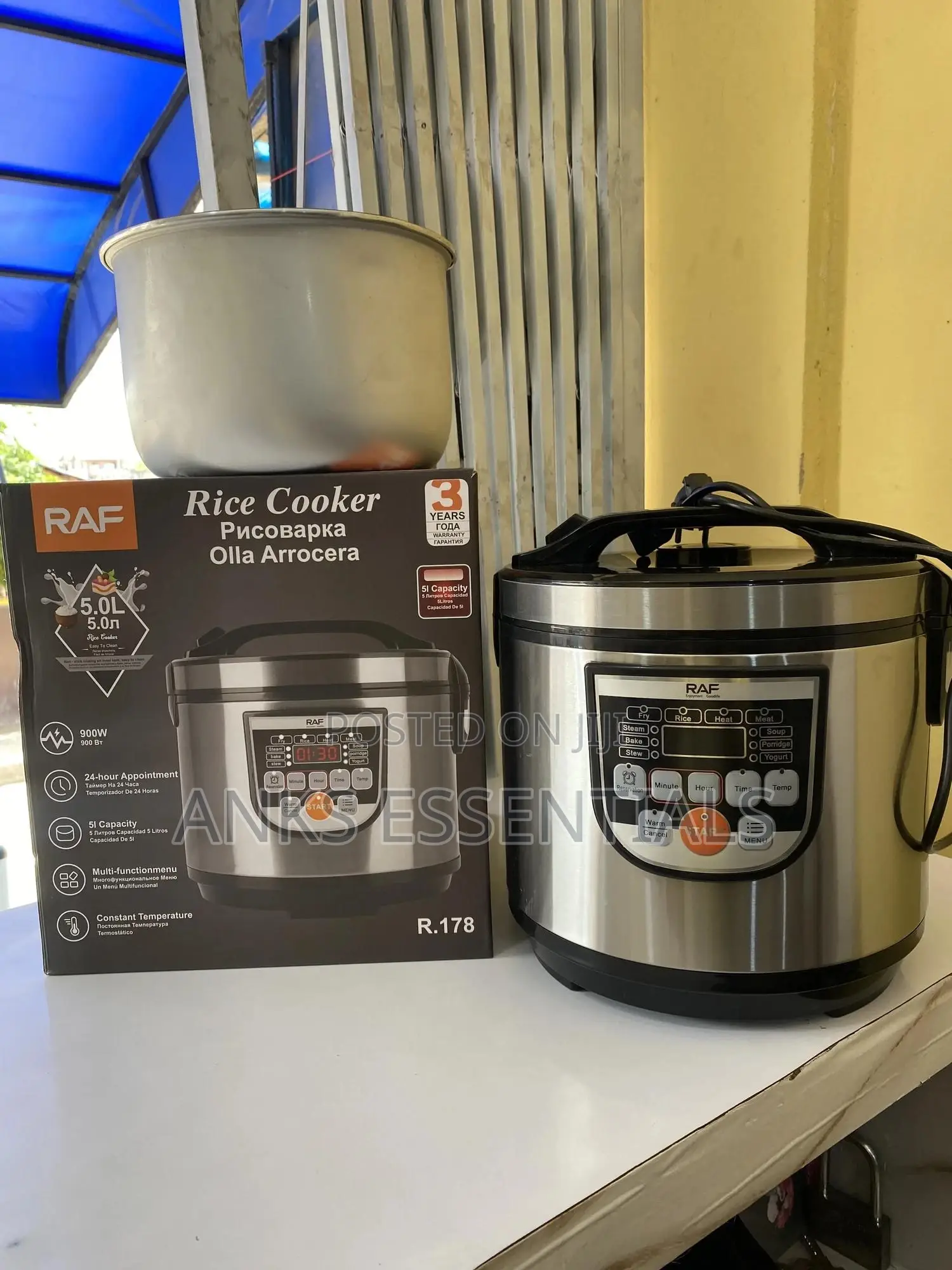 Raf 5l Rice Cooker – Durable and Energy