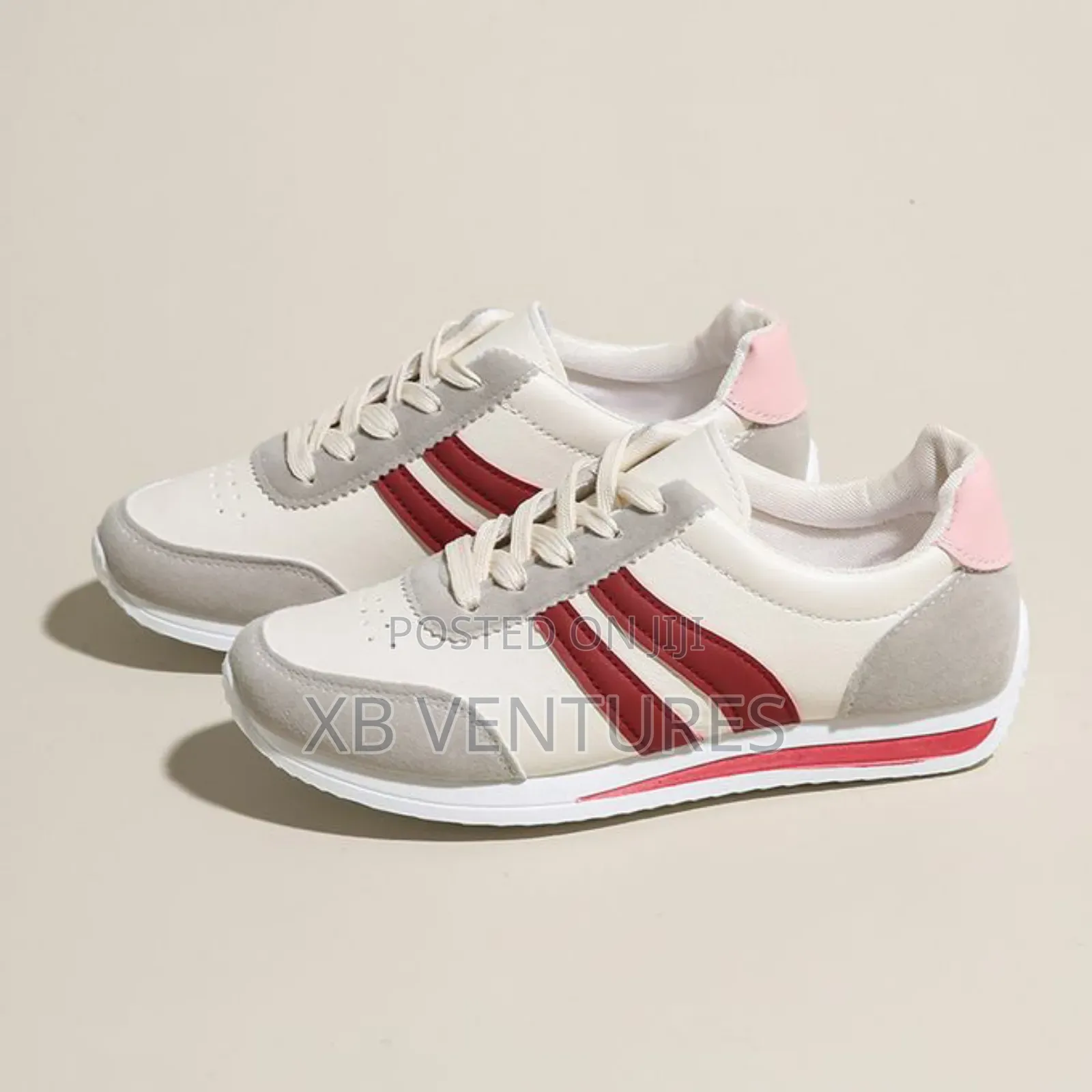 Ladies Classic White Sneakers