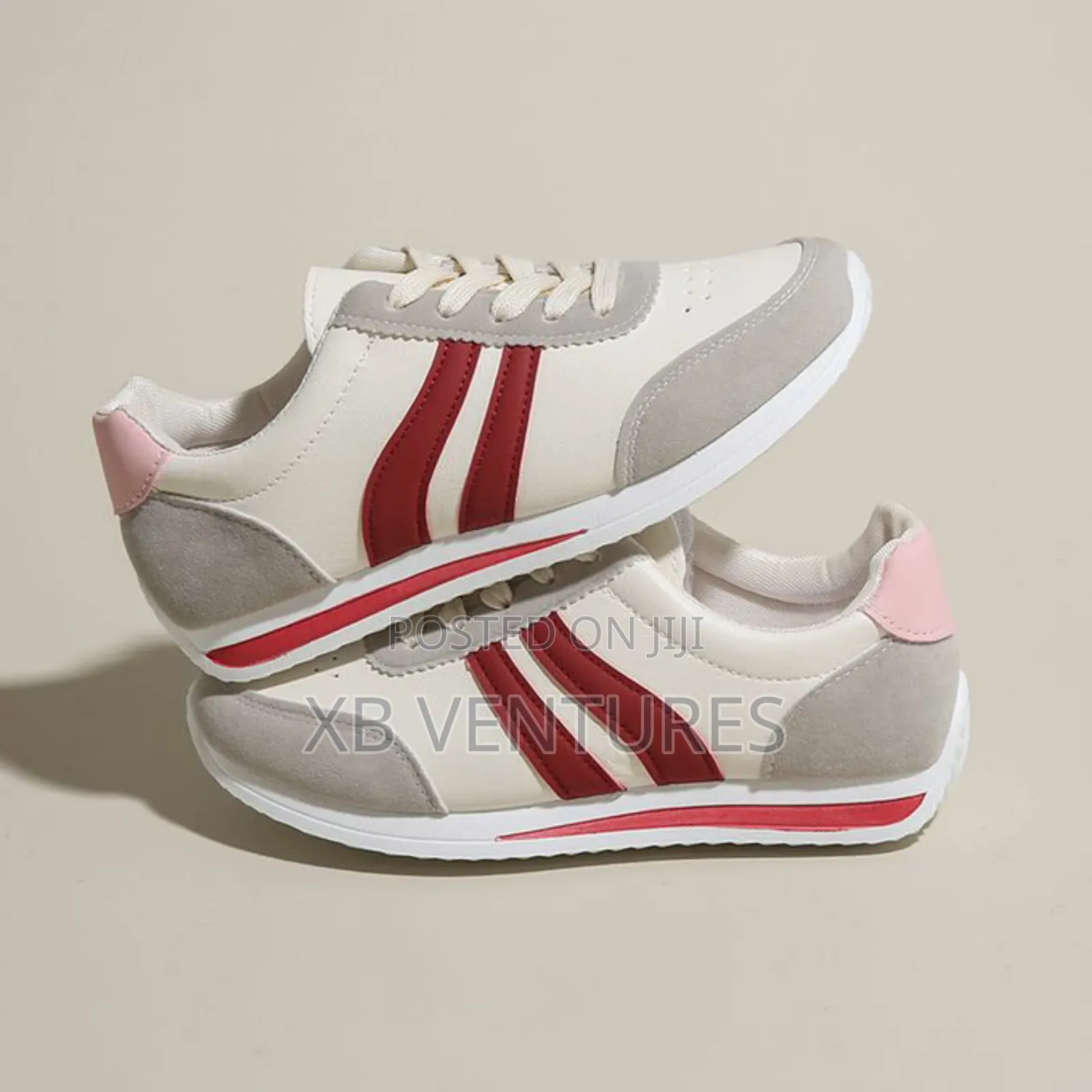 Ladies Classic White Sneakers