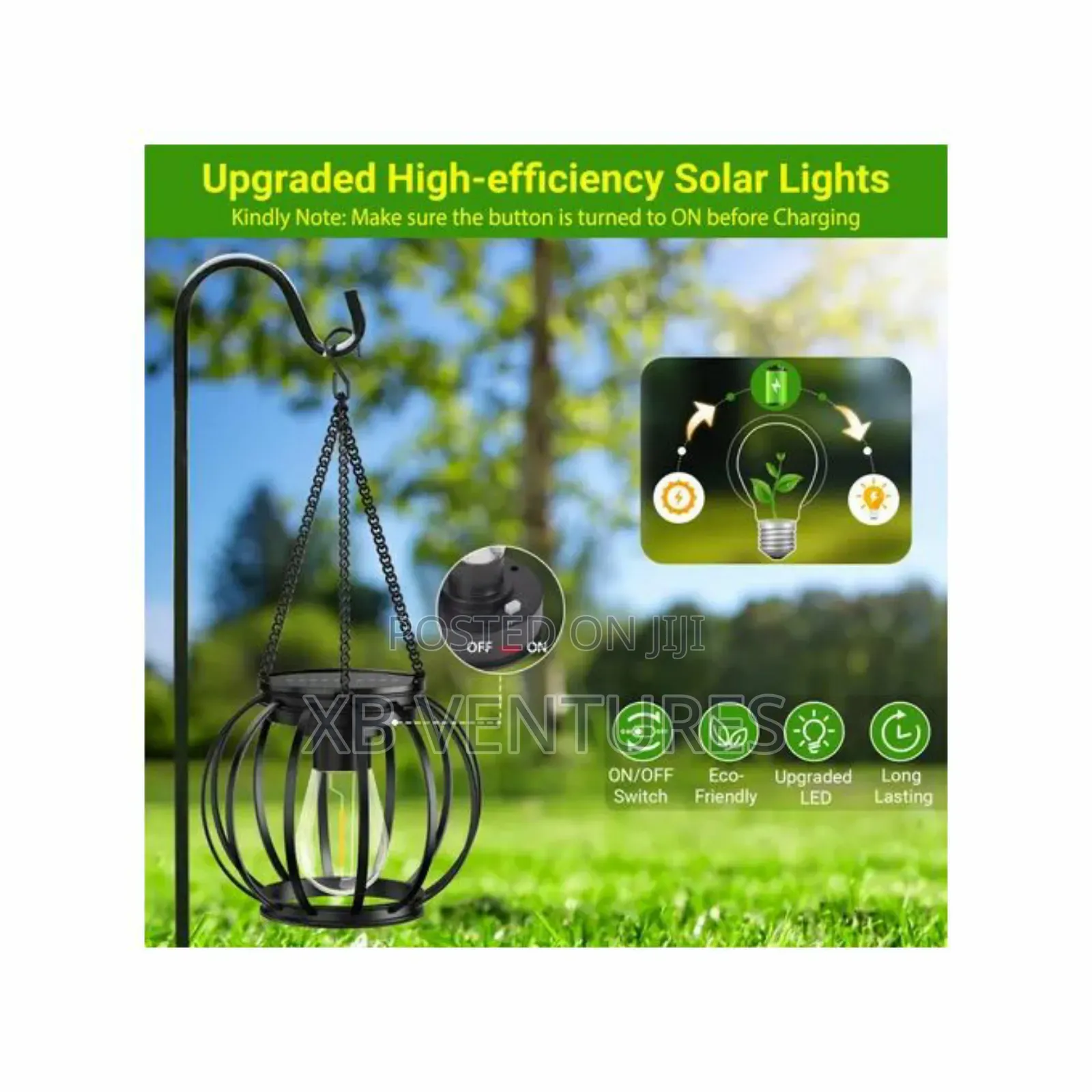 Metal Hanging Solar Light Outdoor Light