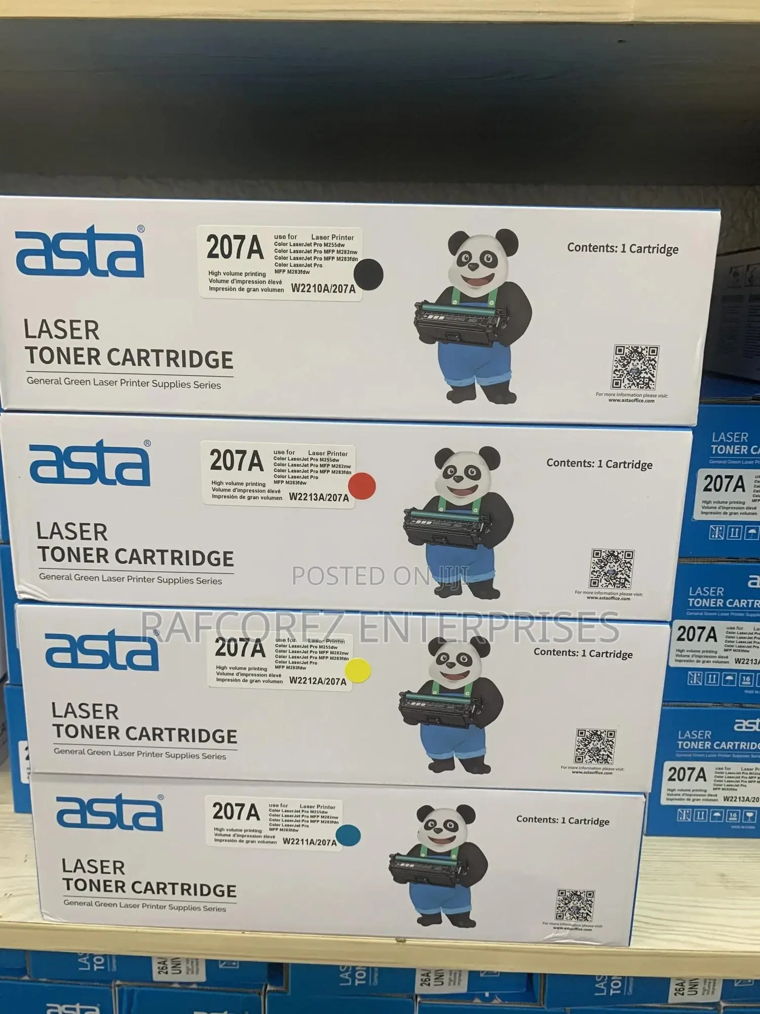 Asta 207a Laser Toner Cartridge For Hp Color Laserjet Printers