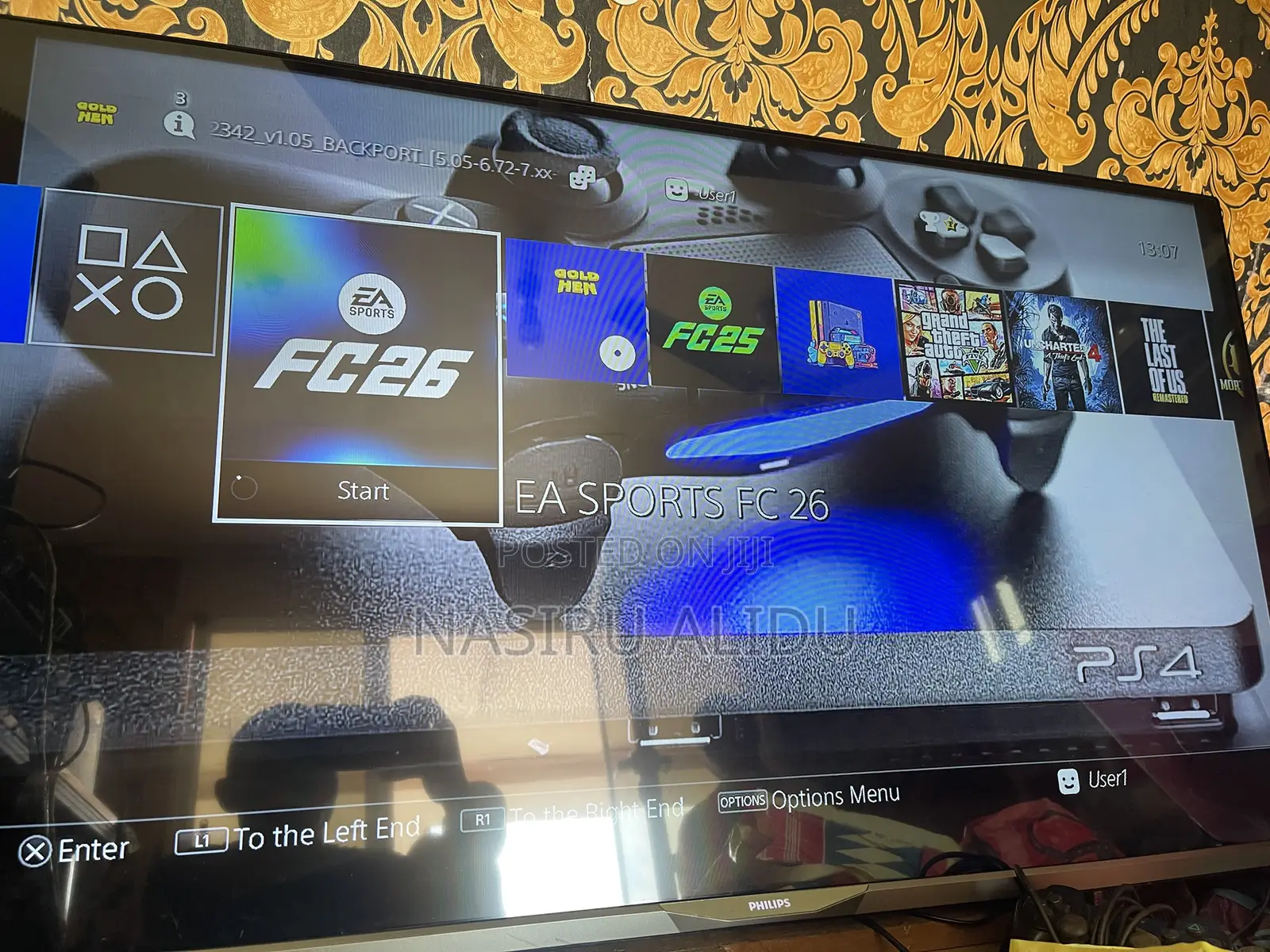 Ps4 Slim Jailbreak With Good Games ,From Home Two Controllers