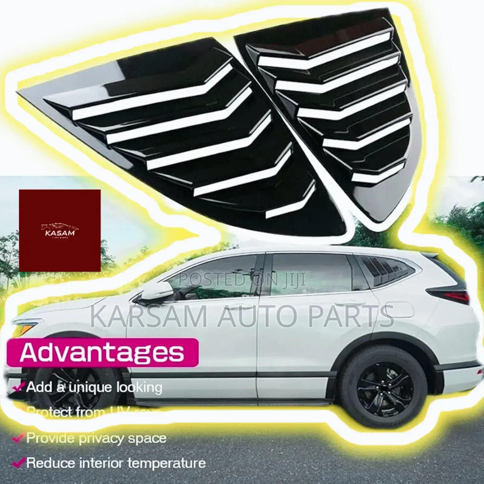CRV 2018 Side Glass Lourves