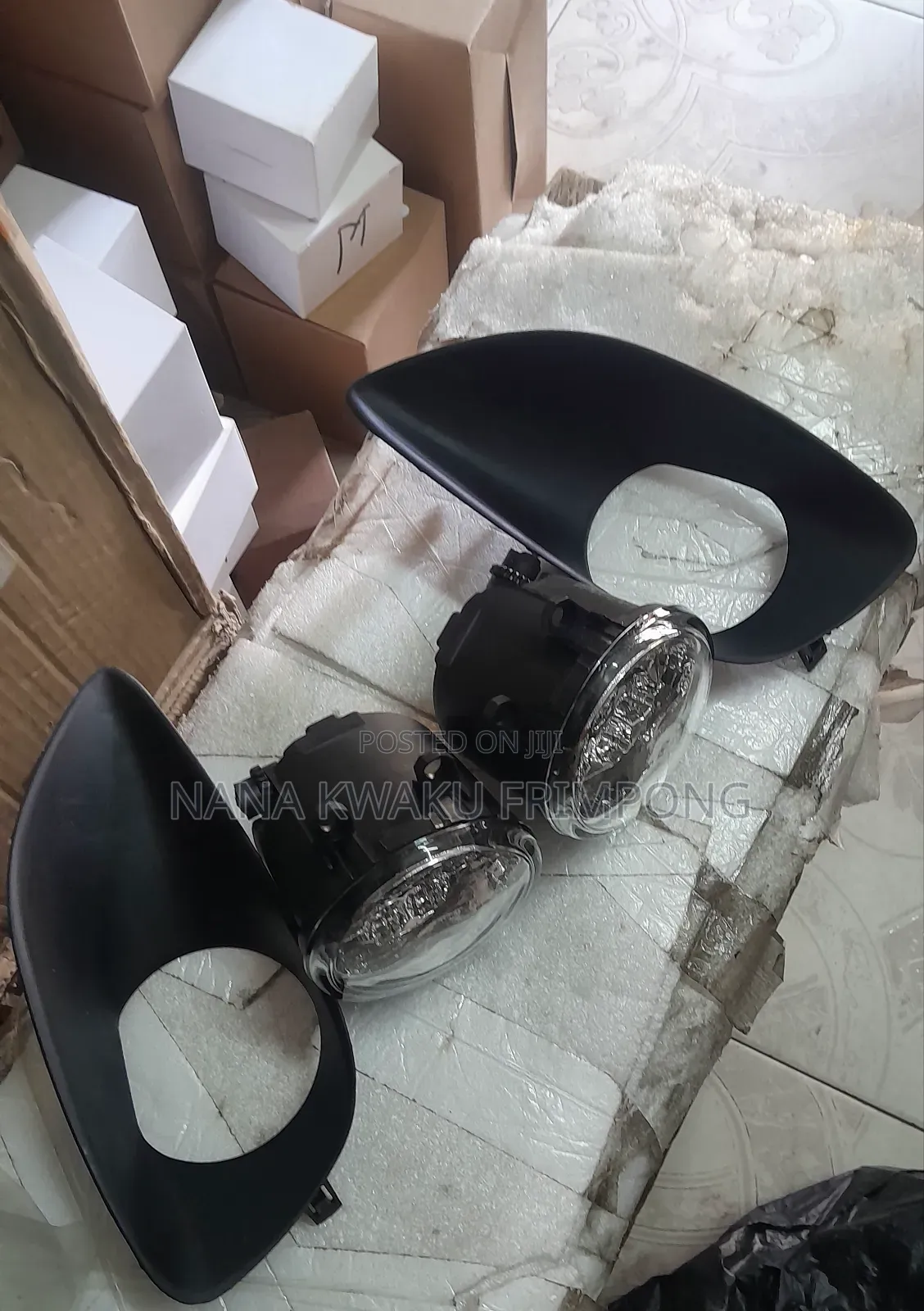 Toyota Yaris 08 2010 Foglight Covers With Led Foglight Available