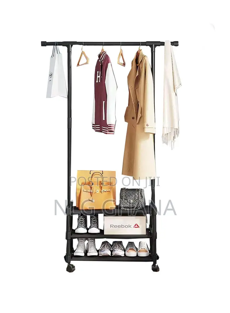 Clothes Storage Rack With 3 Layer Shoes Rack. Ghx4848