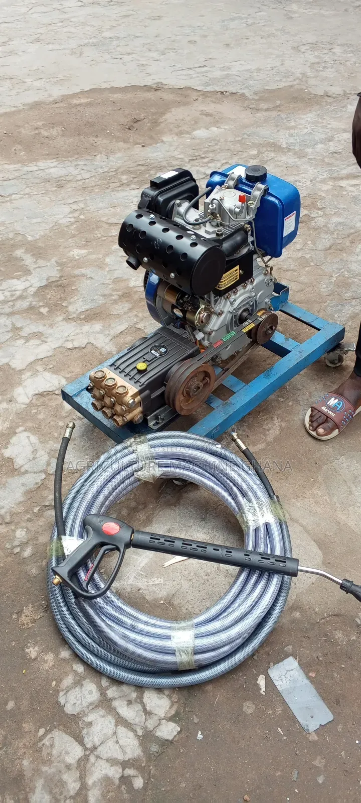 Washing Bay With Diesel Engine Complete Holes and Gun