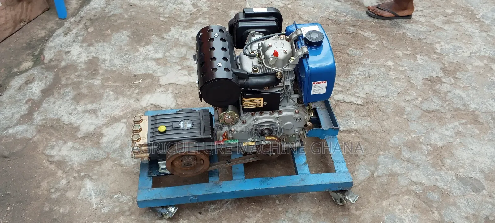 Washing Bay With Diesel Engine Complete Holes and Gun