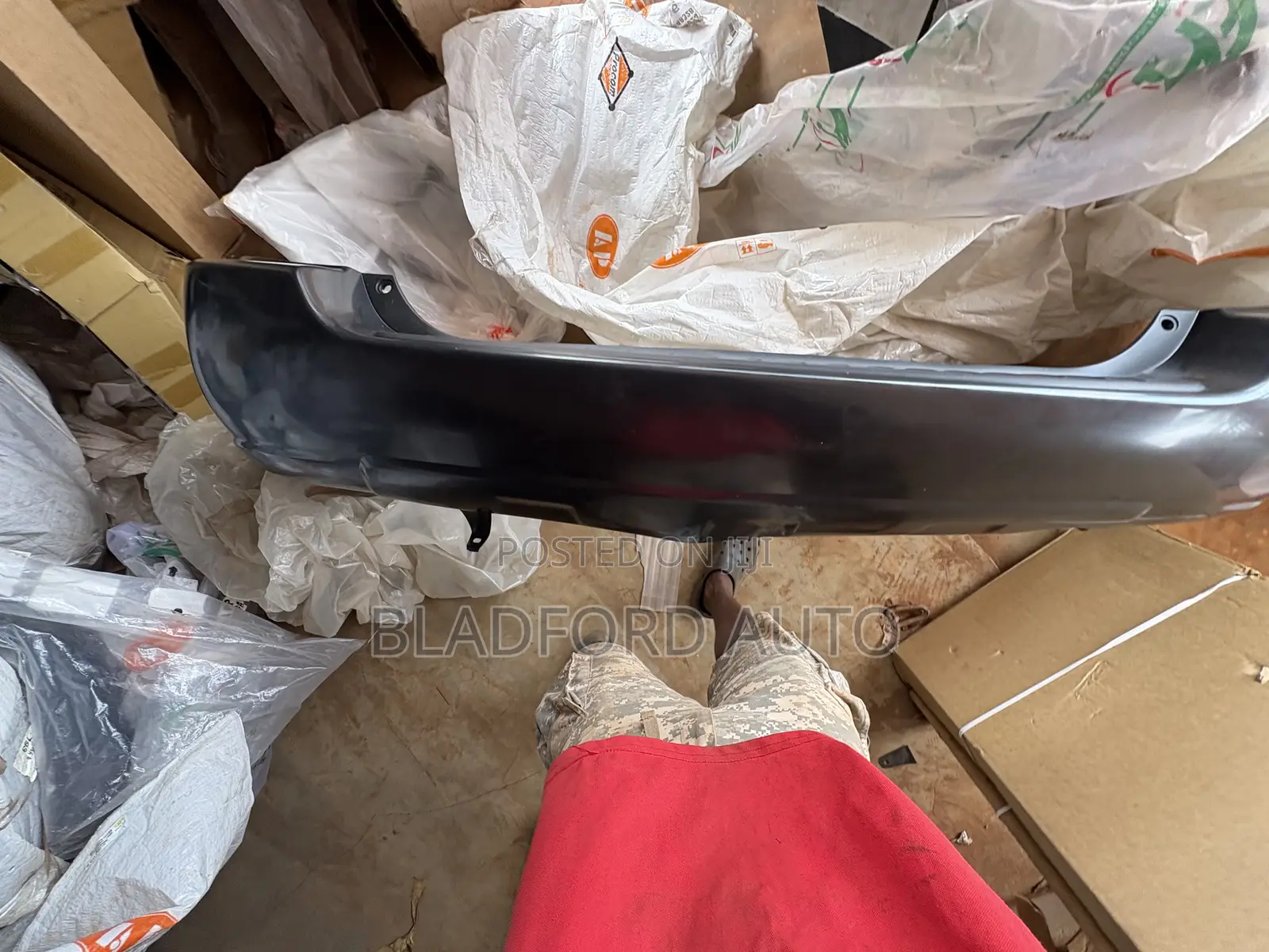 Highlander 03-07 Back Bumper