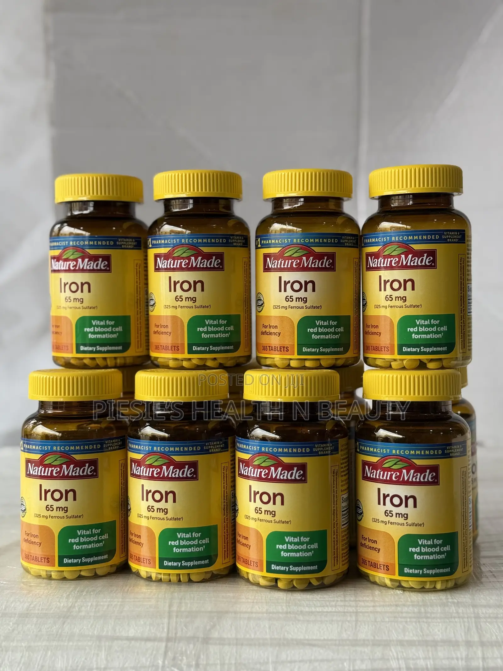 Nature Made Iron 65 Mg (325 Mg Ferrous Sulfate) 365 Tablets