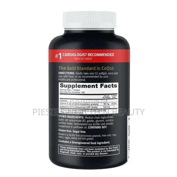 Qunol Ultra Coq10 100 Mg. 180 Softgels