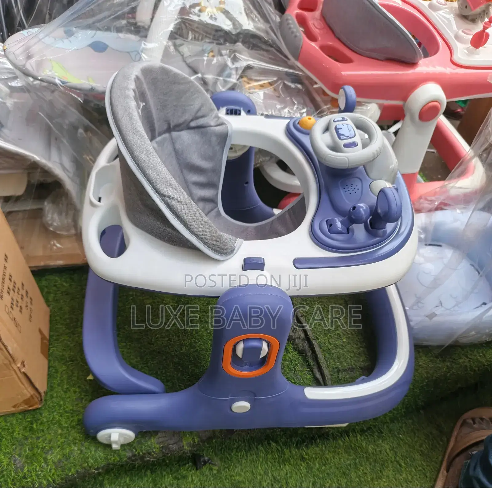 Multifunctional Push Musical Baby Walker