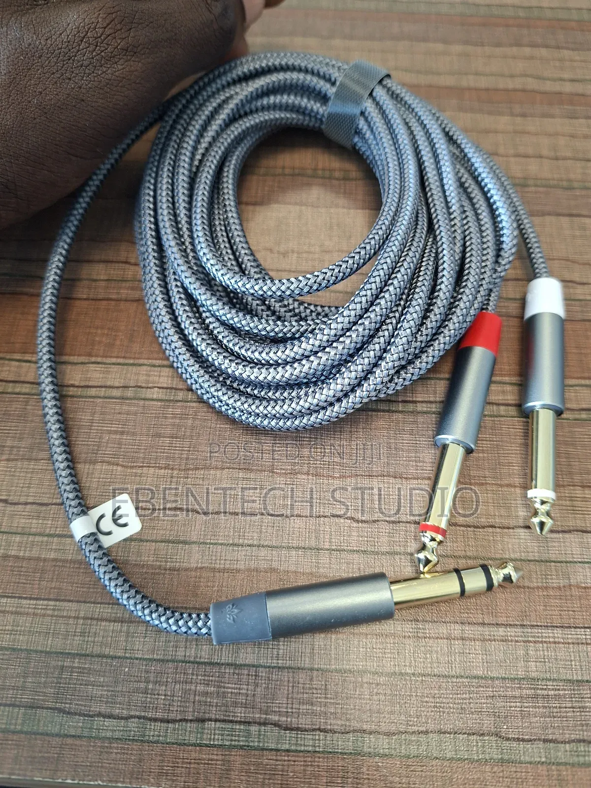6.5mm Stereo Jack to Dual Mono Jack Cable