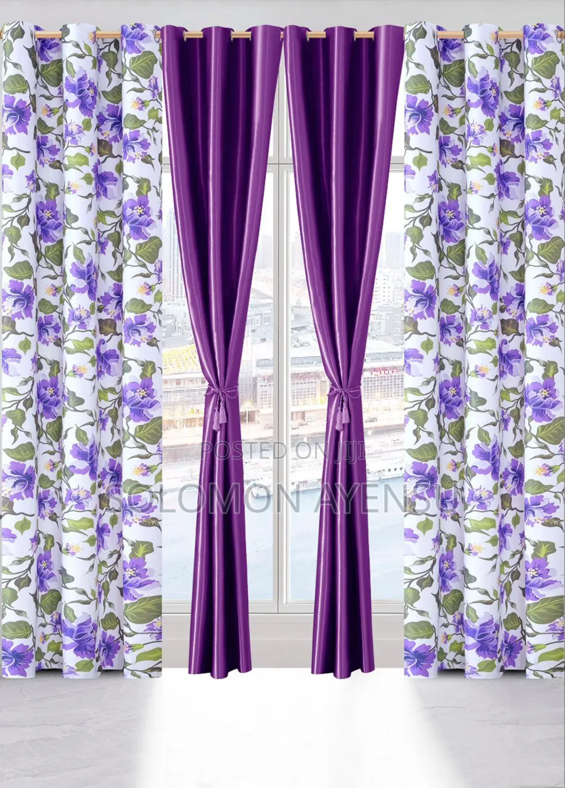 Quality 4 in 1 Curtains Available in Different Colours
