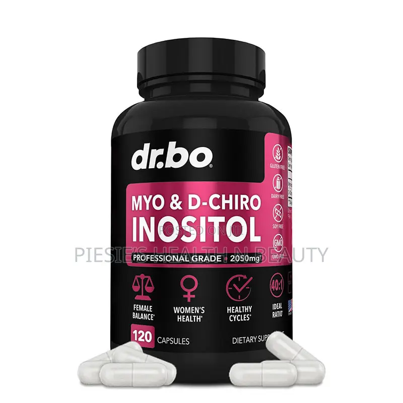 Dr. Bo Myo-Inositol D-Chiro Inositol Capsules - 40:1 Ratio 120s