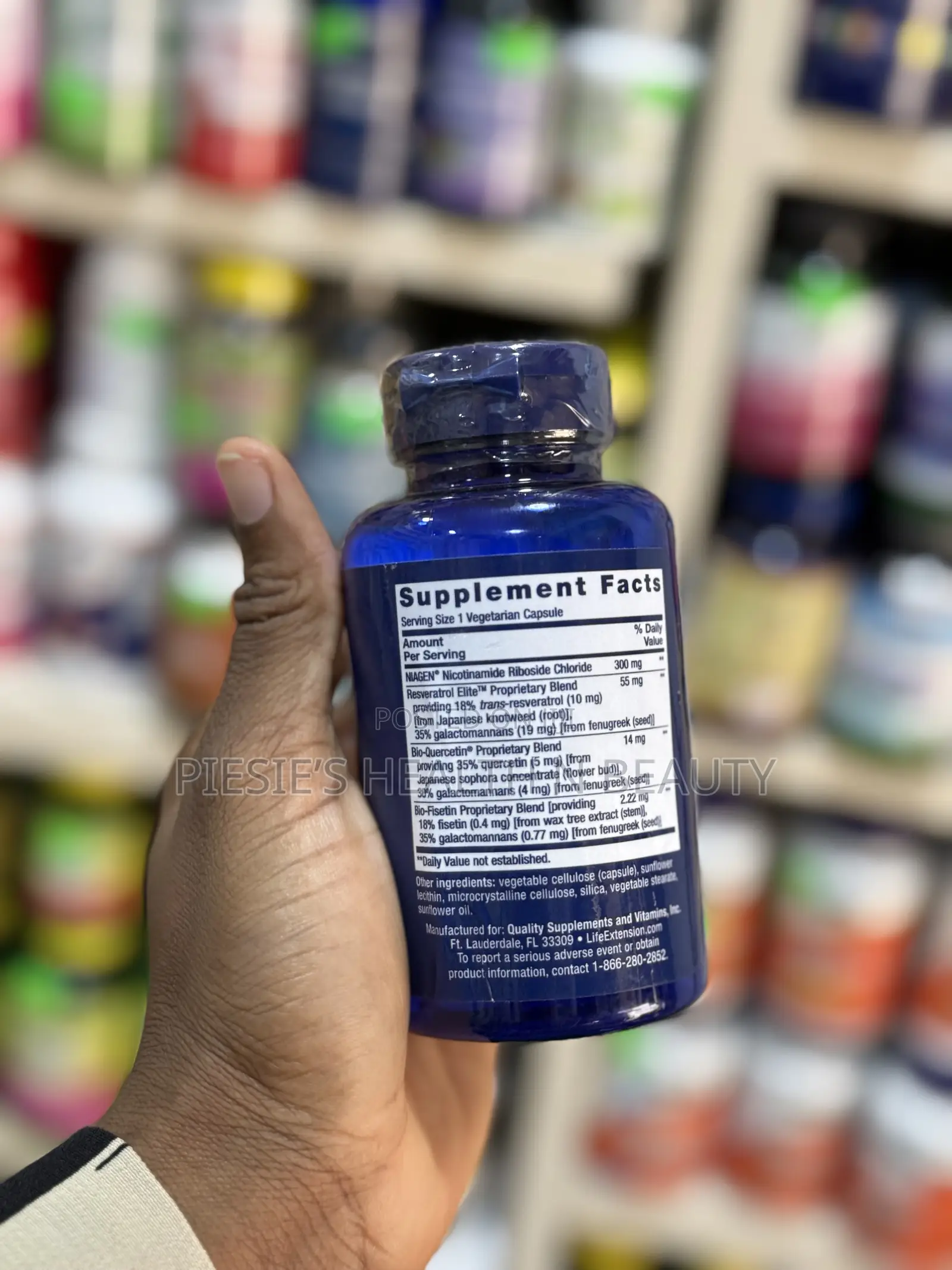 Life Extension Nad+ Cell Regenerator and Resveratrol Elite 30 Capsules
