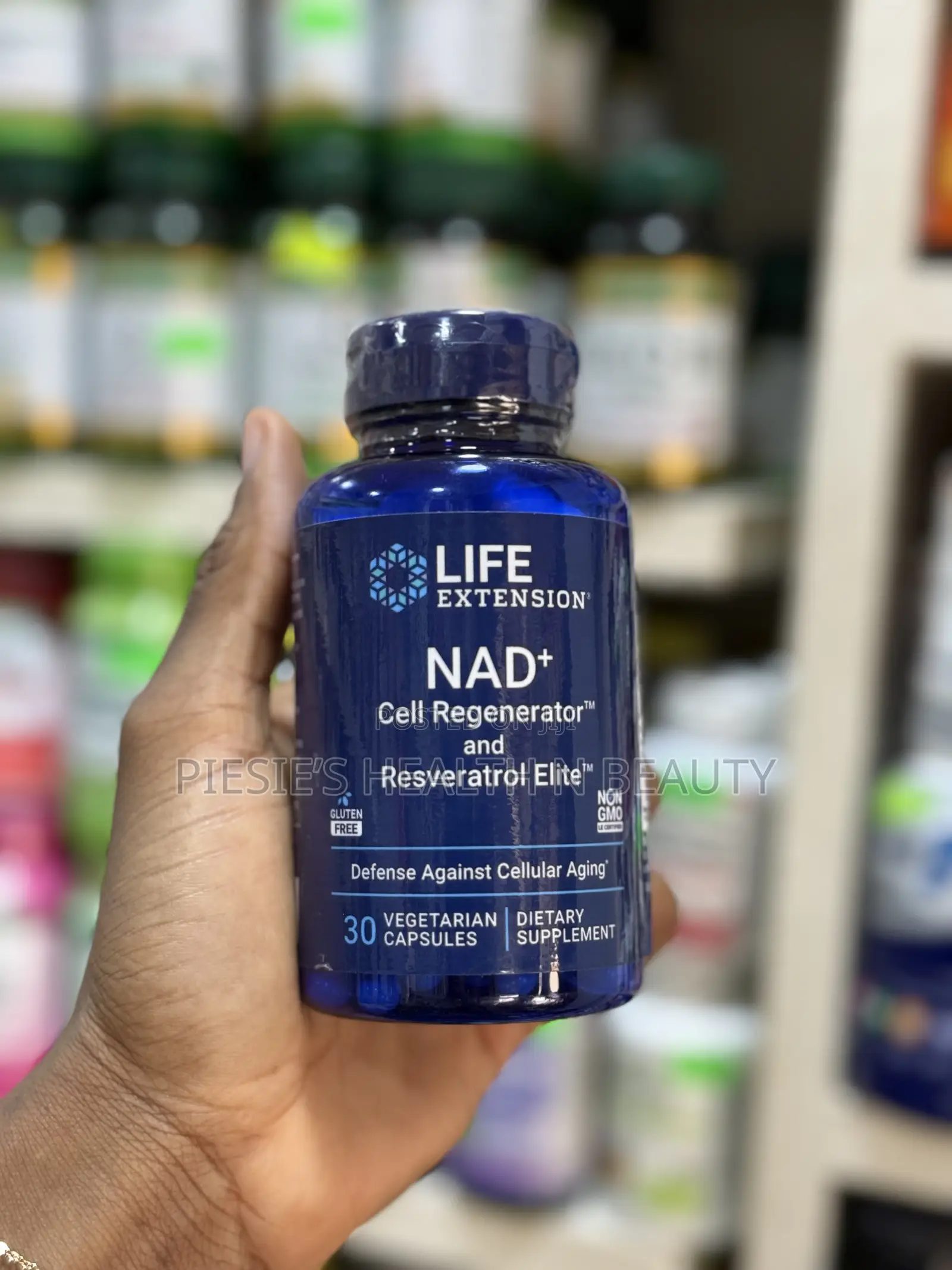 Life Extension Nad+ Cell Regenerator and Resveratrol Elite 30 Capsules